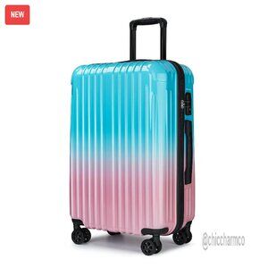 Carry-On Hard Shell Spinner Suitcase with TSA Lock Expandable